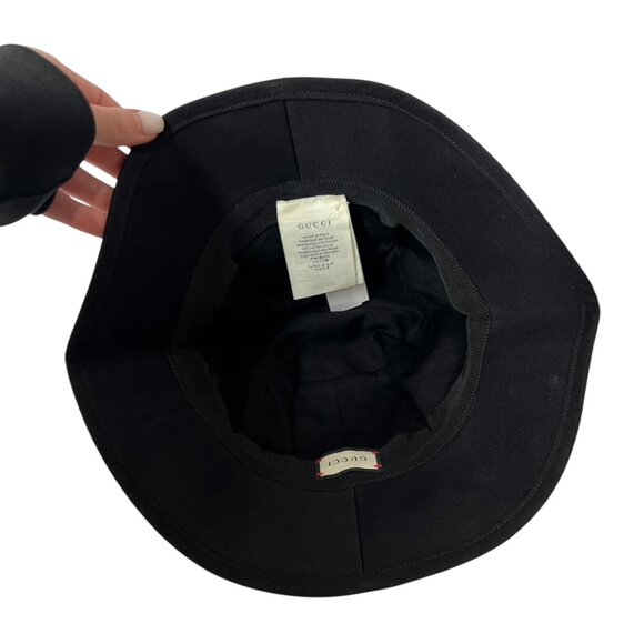 Gucci Black and Red Bucket Hat - Picture 6 of 10